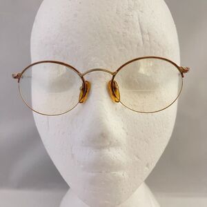 #5472 Gold Vintage Eyeglasses Frames